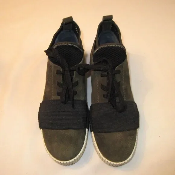 Women's Marc Fisher LTD Ryley Platform Sneaker in Green Multi US Size 7.5 - Picture 4 of 13